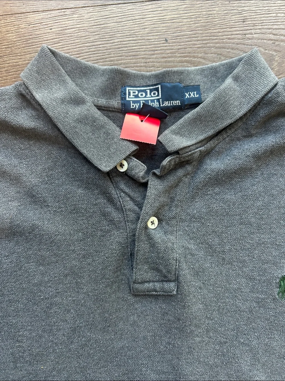 Polo by Ralph Lauren Heather Gray Short-Sleeve Polo !! XXL
